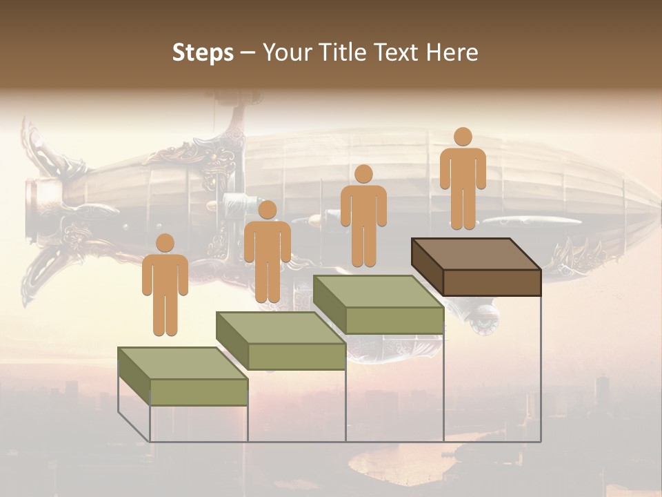 Altitude Sunset Painting PowerPoint Template