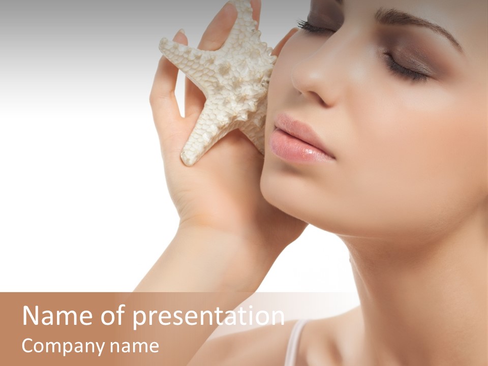 Attractive Cosmetic Relaxation PowerPoint Template