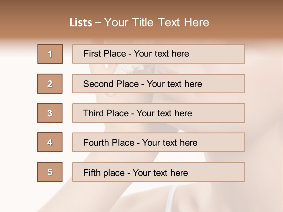 Attractive Cosmetic Relaxation PowerPoint Template