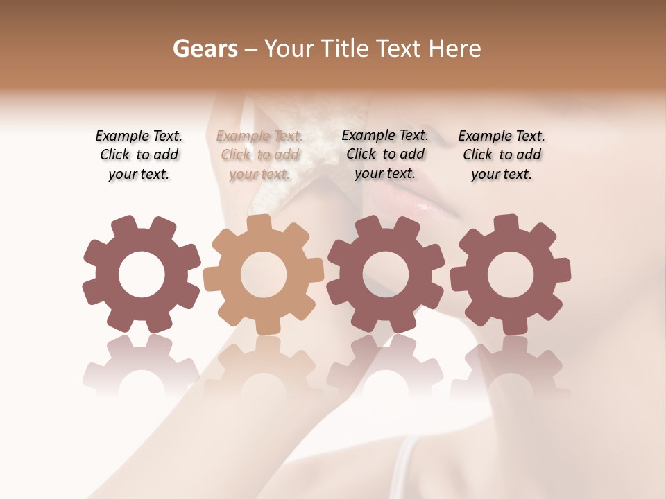 Attractive Cosmetic Relaxation PowerPoint Template