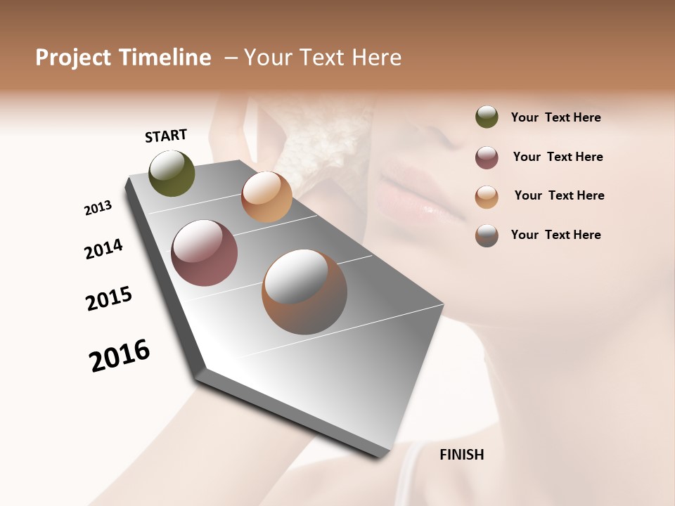 Attractive Cosmetic Relaxation PowerPoint Template