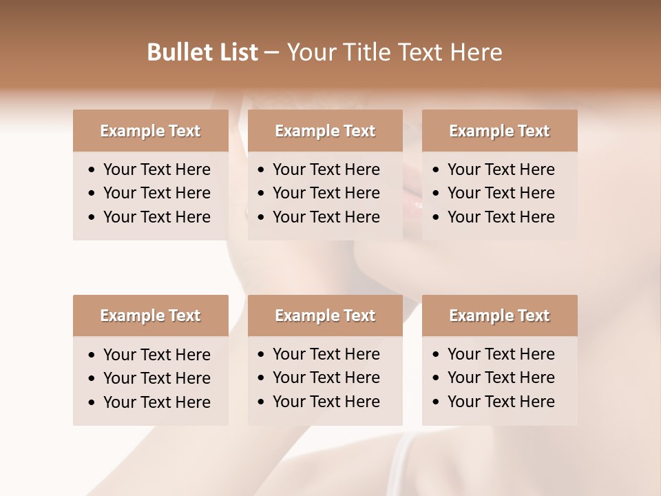 Attractive Cosmetic Relaxation PowerPoint Template
