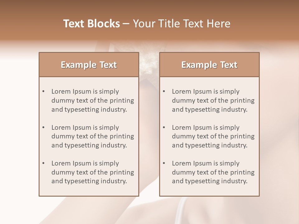 Attractive Cosmetic Relaxation PowerPoint Template