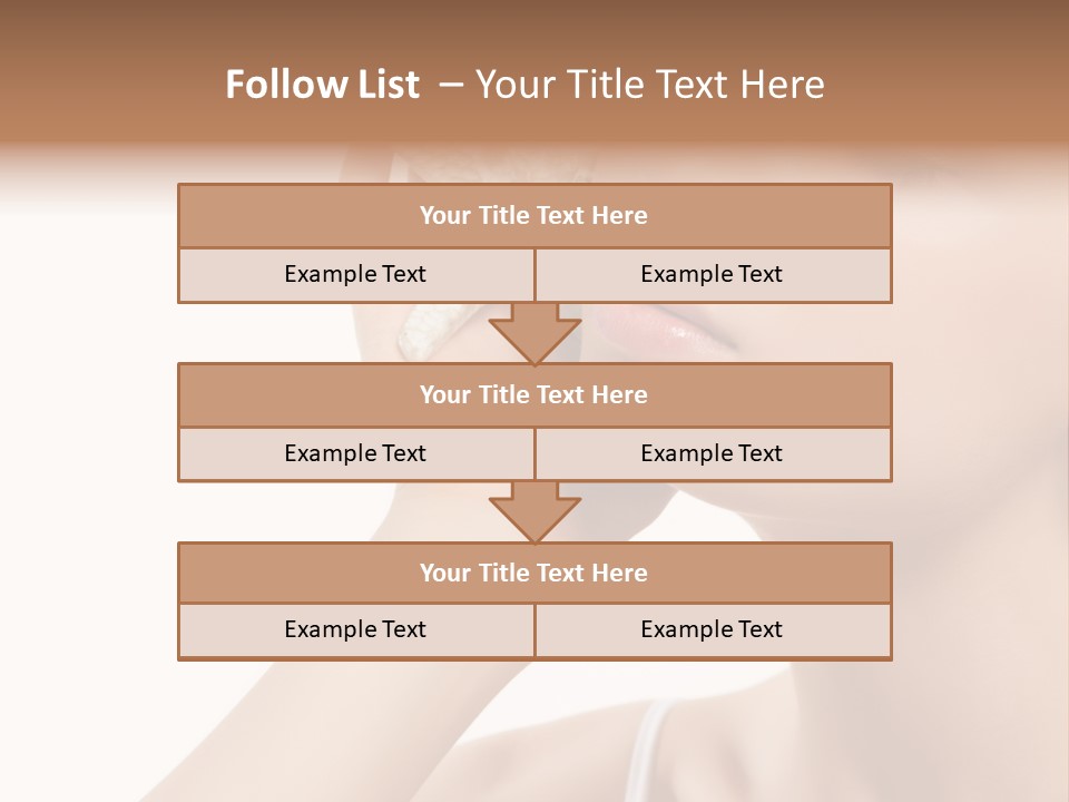 Attractive Cosmetic Relaxation PowerPoint Template