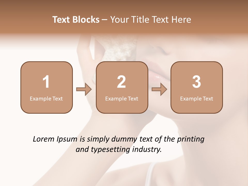 Attractive Cosmetic Relaxation PowerPoint Template