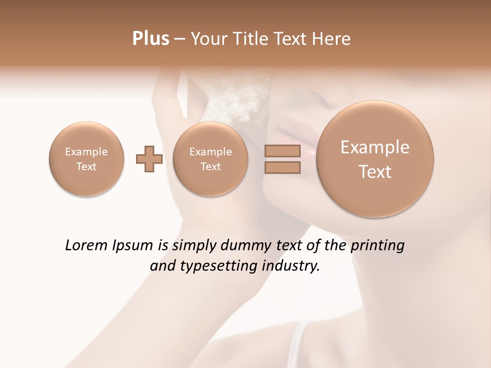 Attractive Cosmetic Relaxation PowerPoint Template