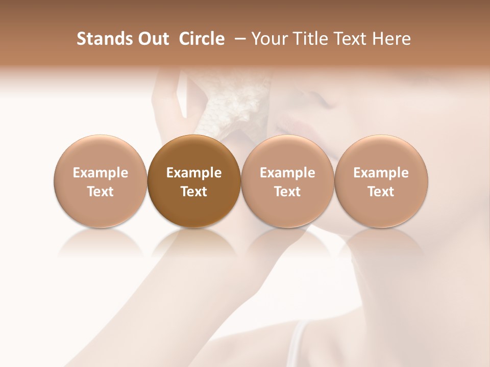 Attractive Cosmetic Relaxation PowerPoint Template