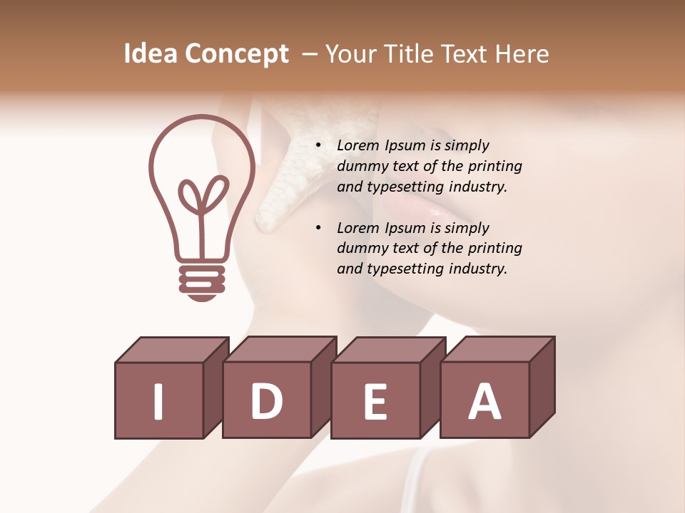 Attractive Cosmetic Relaxation PowerPoint Template