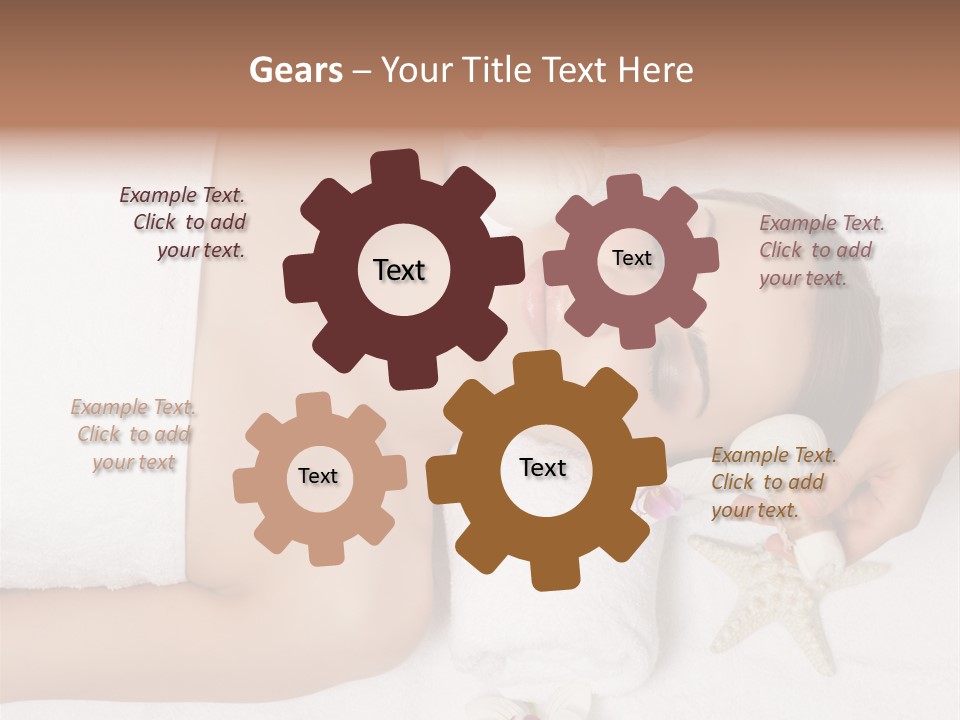 Beautiful Hand Skin PowerPoint Template