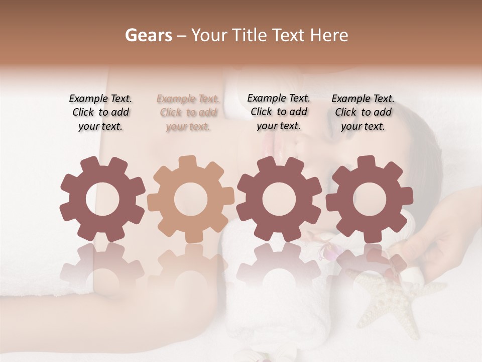 Beautiful Hand Skin PowerPoint Template