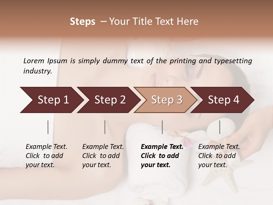 Beautiful Hand Skin PowerPoint Template