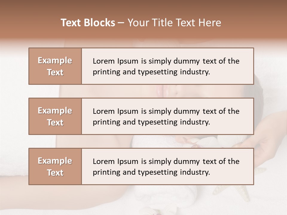 Beautiful Hand Skin PowerPoint Template