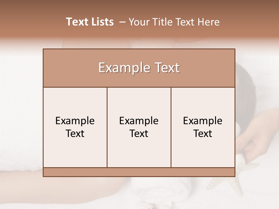 Beautiful Hand Skin PowerPoint Template