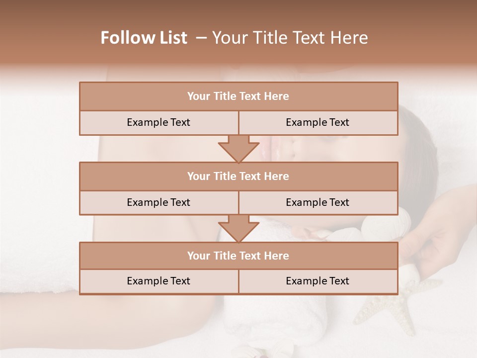 Beautiful Hand Skin PowerPoint Template