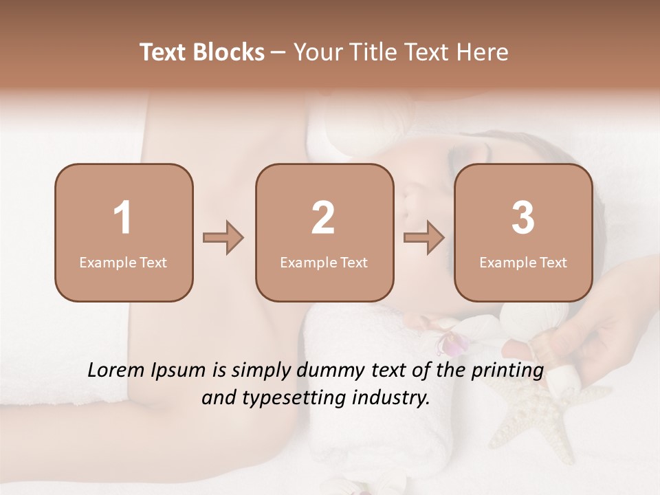 Beautiful Hand Skin PowerPoint Template