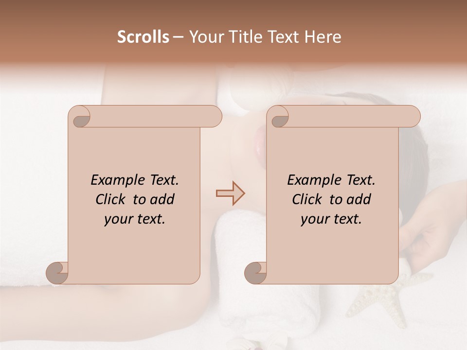 Beautiful Hand Skin PowerPoint Template