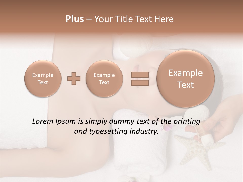 Beautiful Hand Skin PowerPoint Template