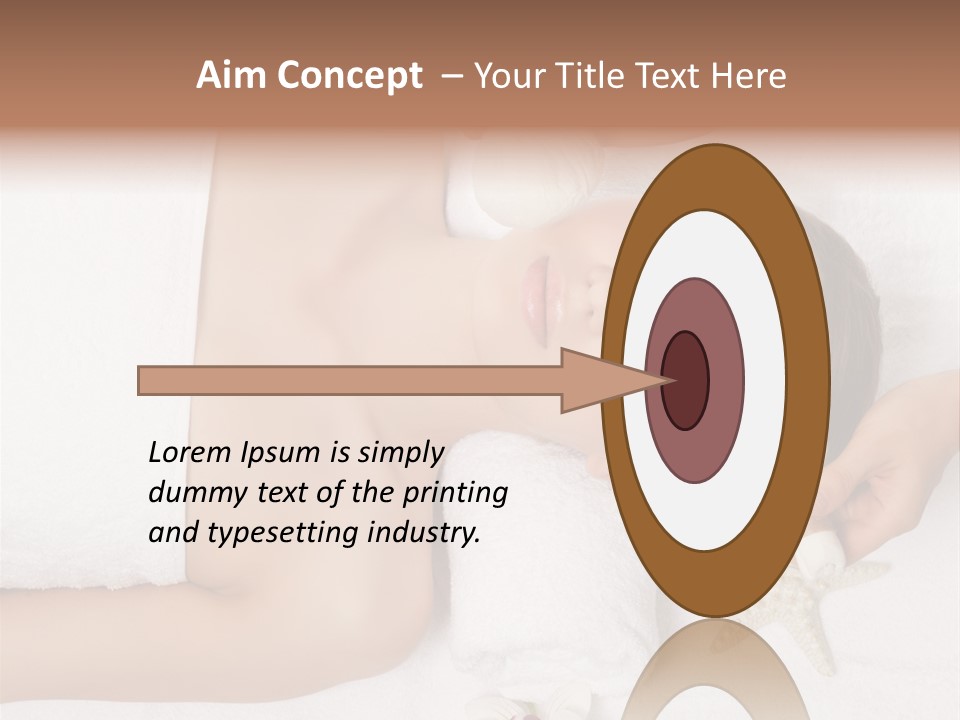 Beautiful Hand Skin PowerPoint Template