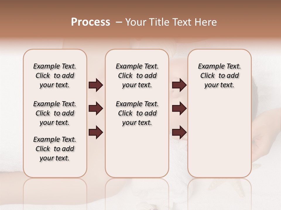 Beautiful Hand Skin PowerPoint Template