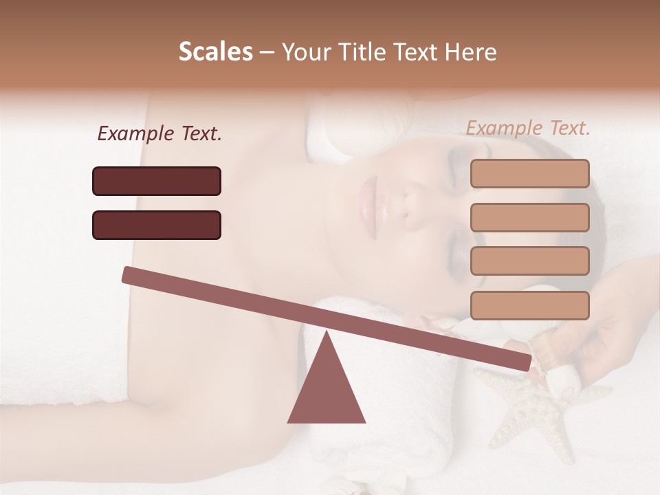 Beautiful Hand Skin PowerPoint Template