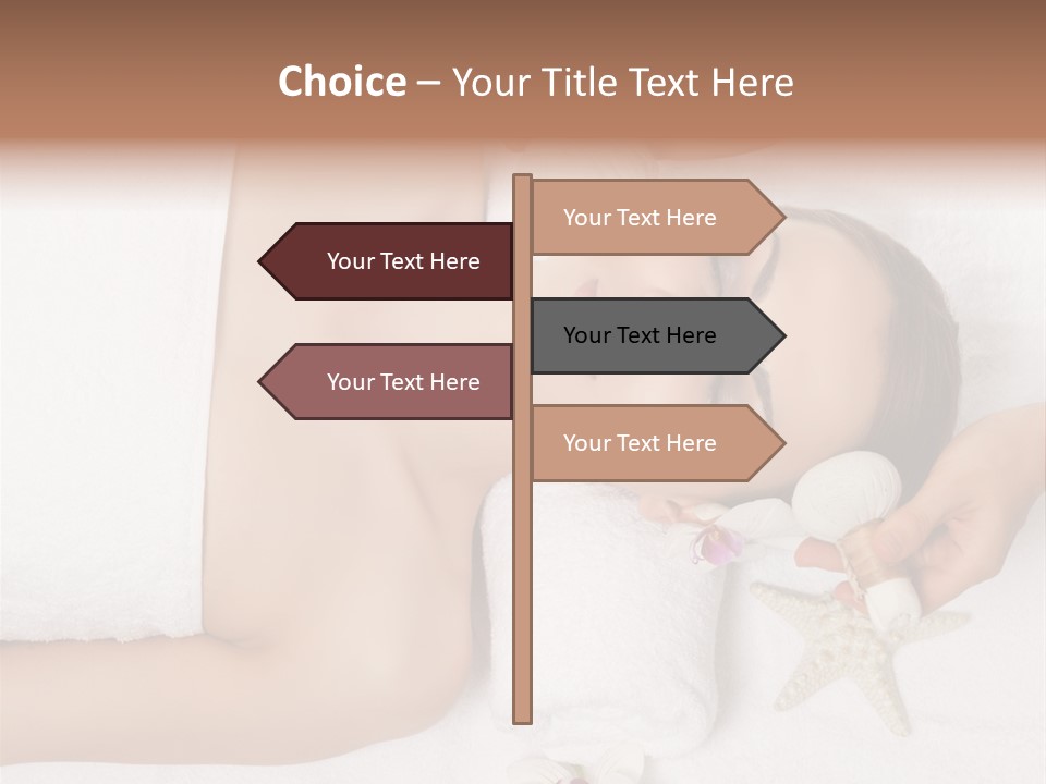 Beautiful Hand Skin PowerPoint Template