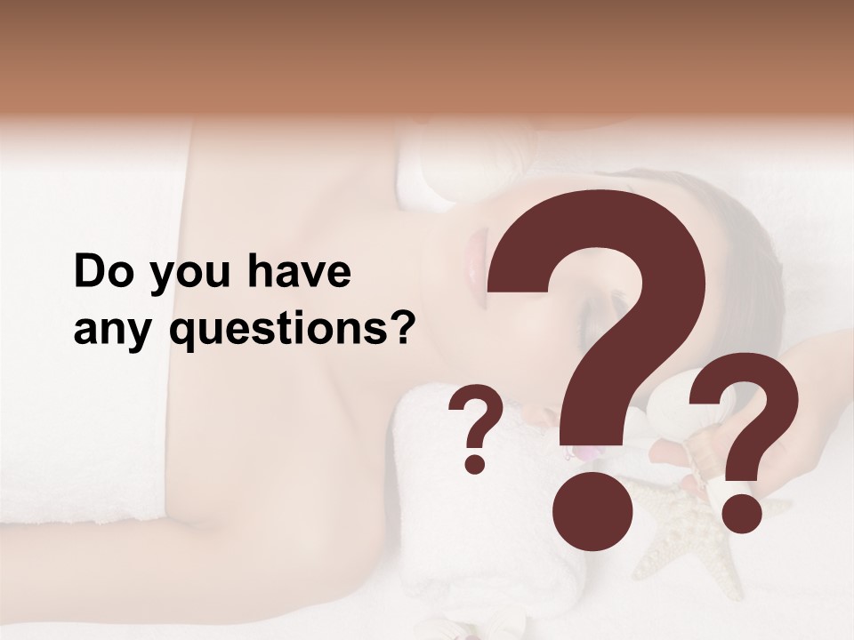 Beautiful Hand Skin PowerPoint Template