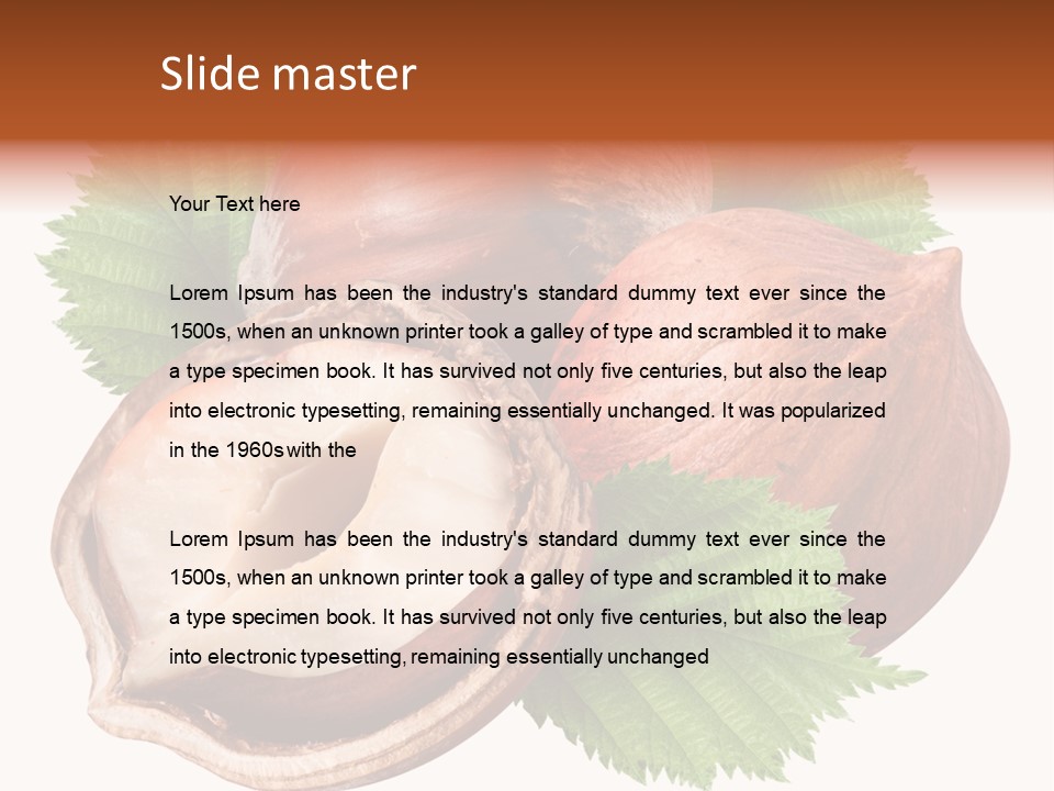 Shell Tree Strong PowerPoint Template