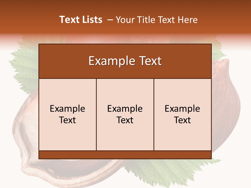 Shell Tree Strong PowerPoint Template