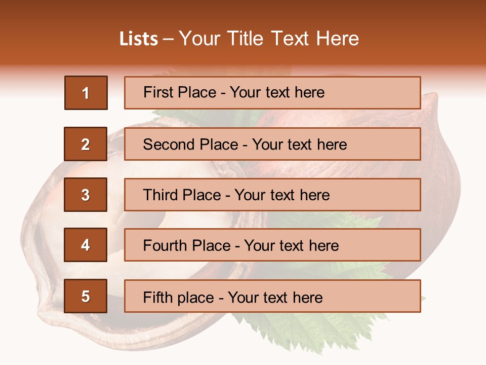 Ingredient Squirrel Strong PowerPoint Template