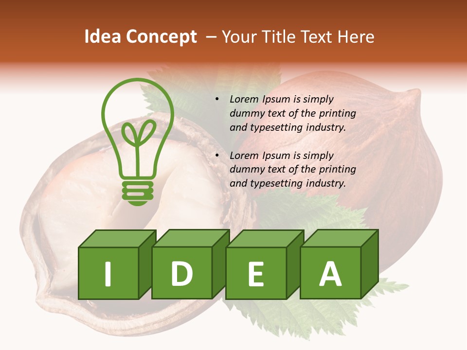 Ingredient Squirrel Strong PowerPoint Template