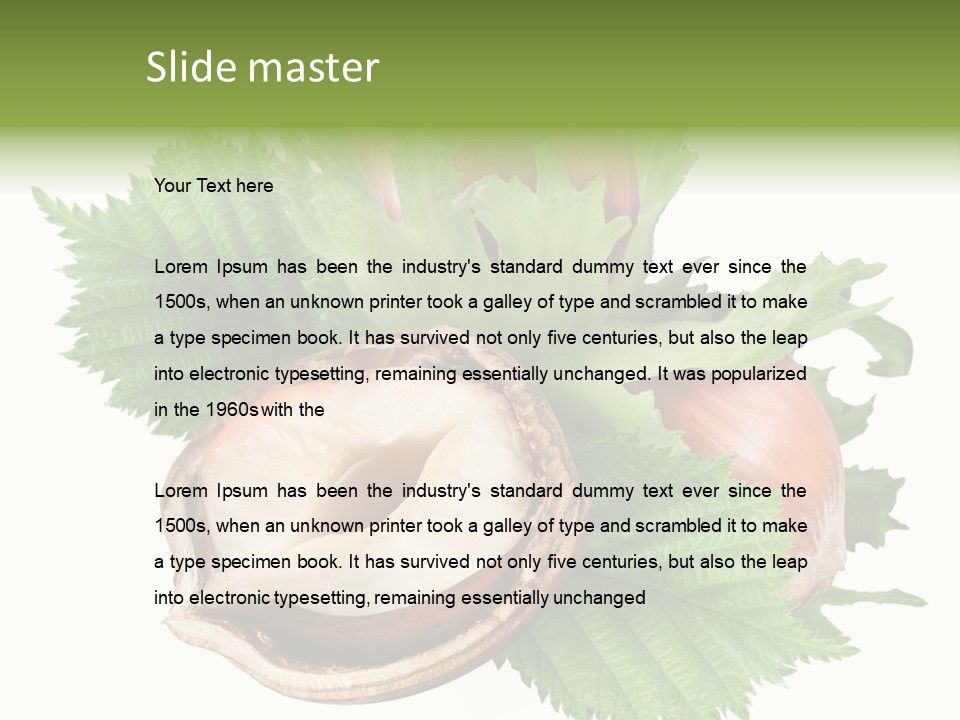 Section Whole Brown PowerPoint Template