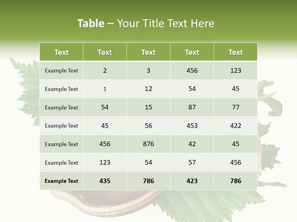 Section Whole Brown PowerPoint Template