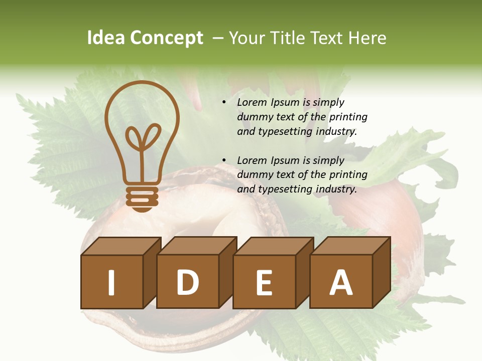 Section Whole Brown PowerPoint Template