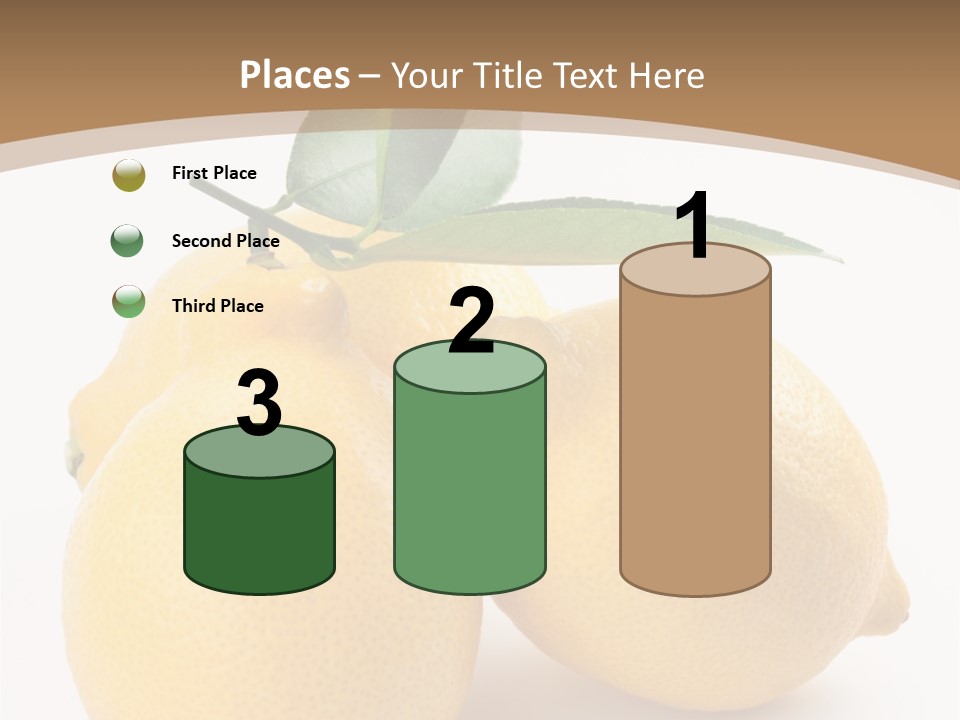 Photograph Close Lime PowerPoint Template