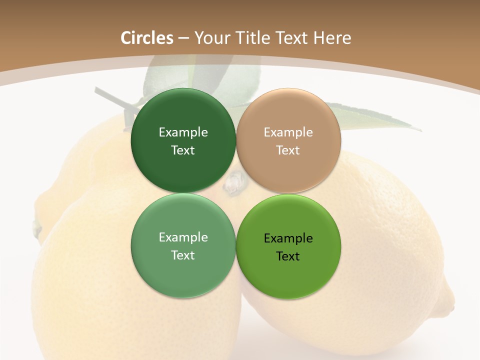 Photograph Close Lime PowerPoint Template