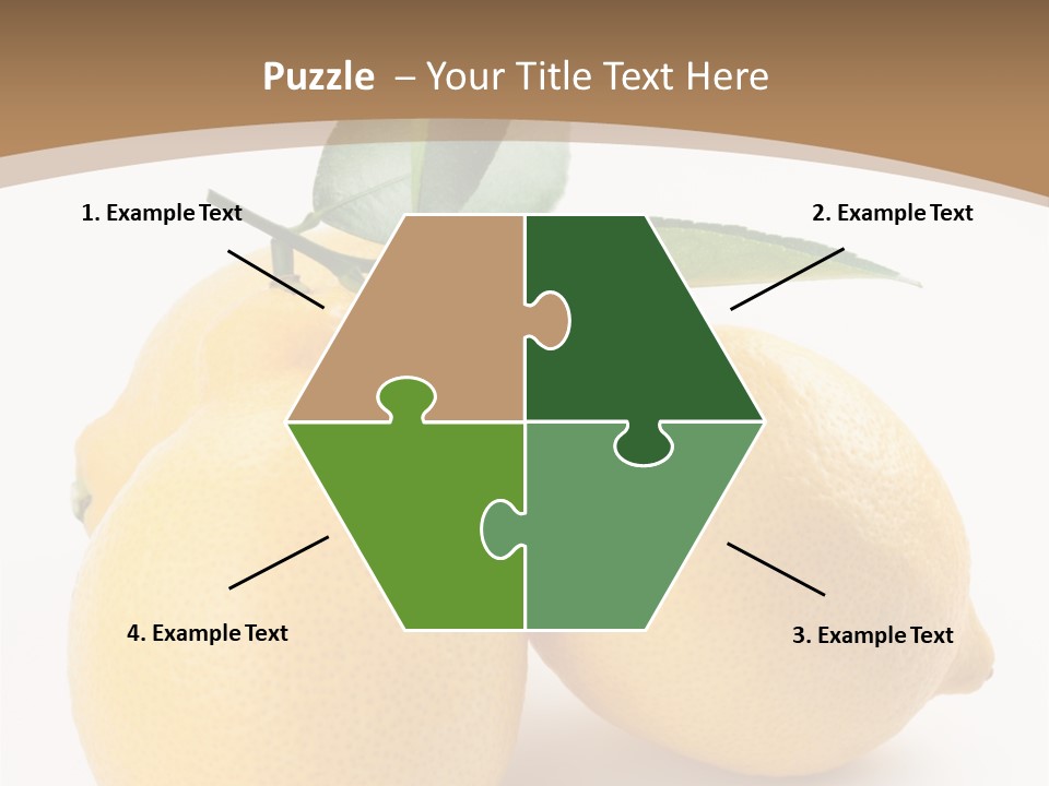 Photograph Close Lime PowerPoint Template