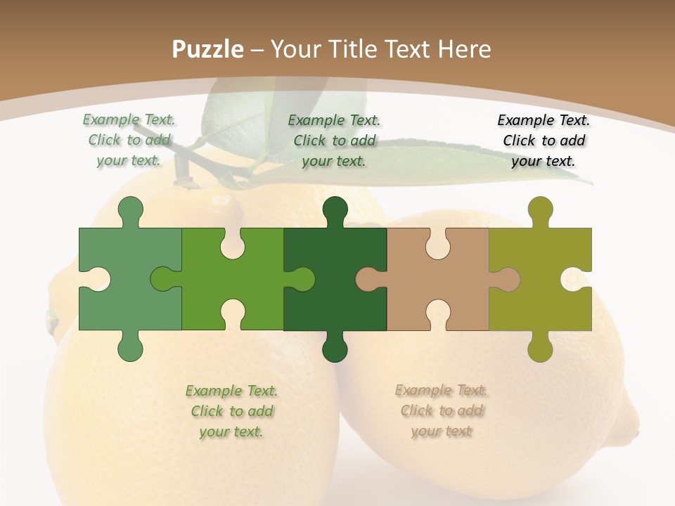 Photograph Close Lime PowerPoint Template