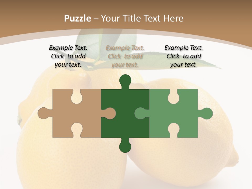 Photograph Close Lime PowerPoint Template