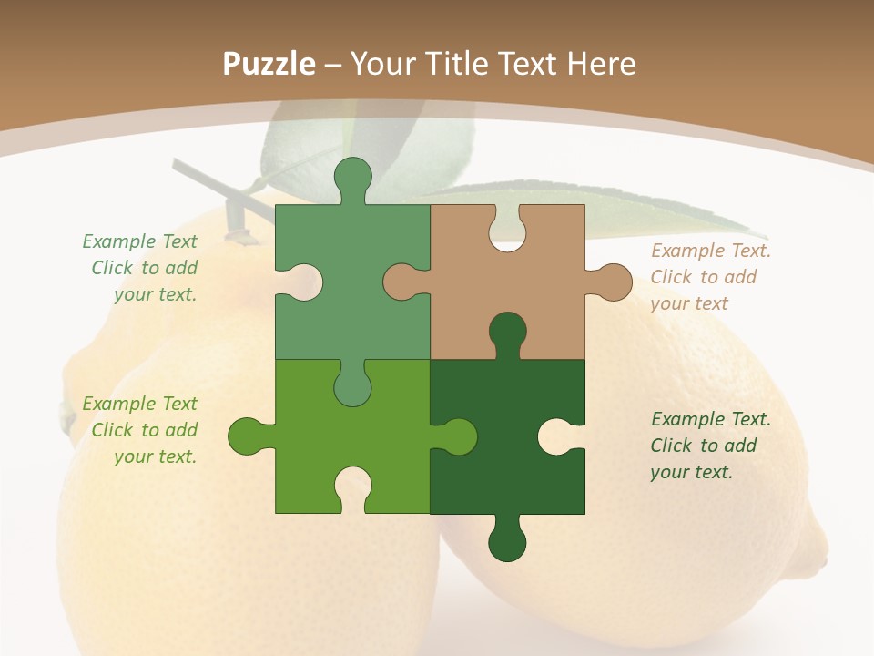 Photograph Close Lime PowerPoint Template