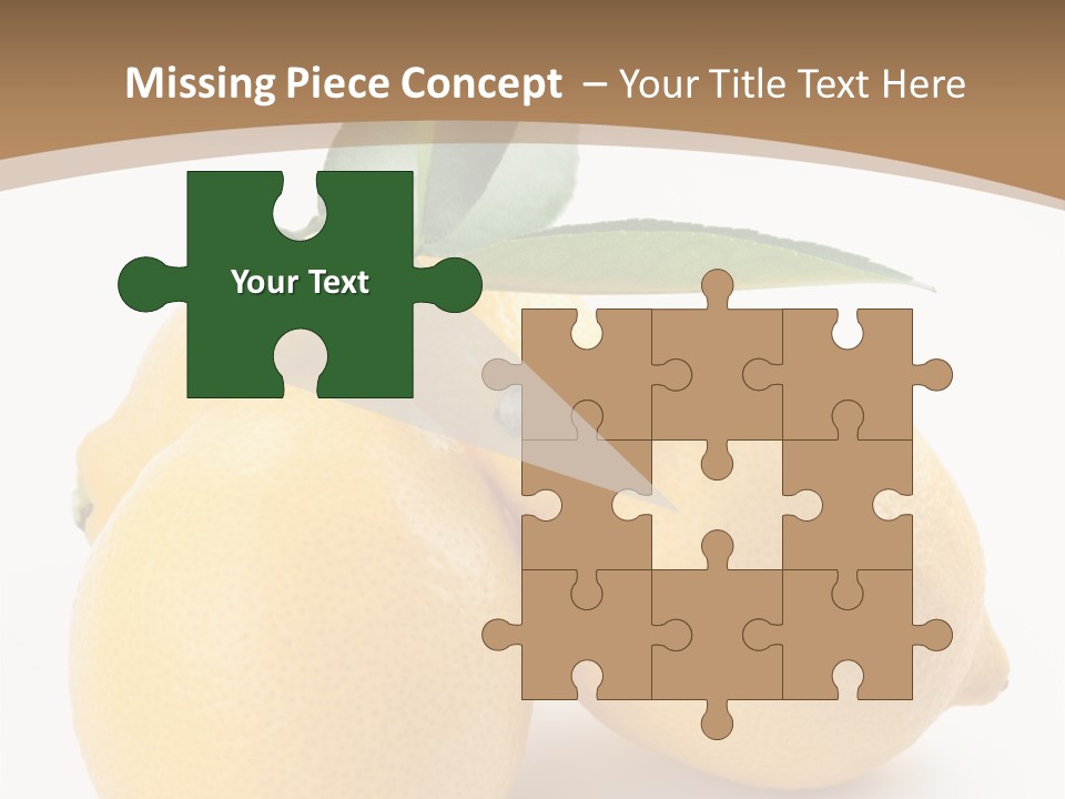 Photograph Close Lime PowerPoint Template