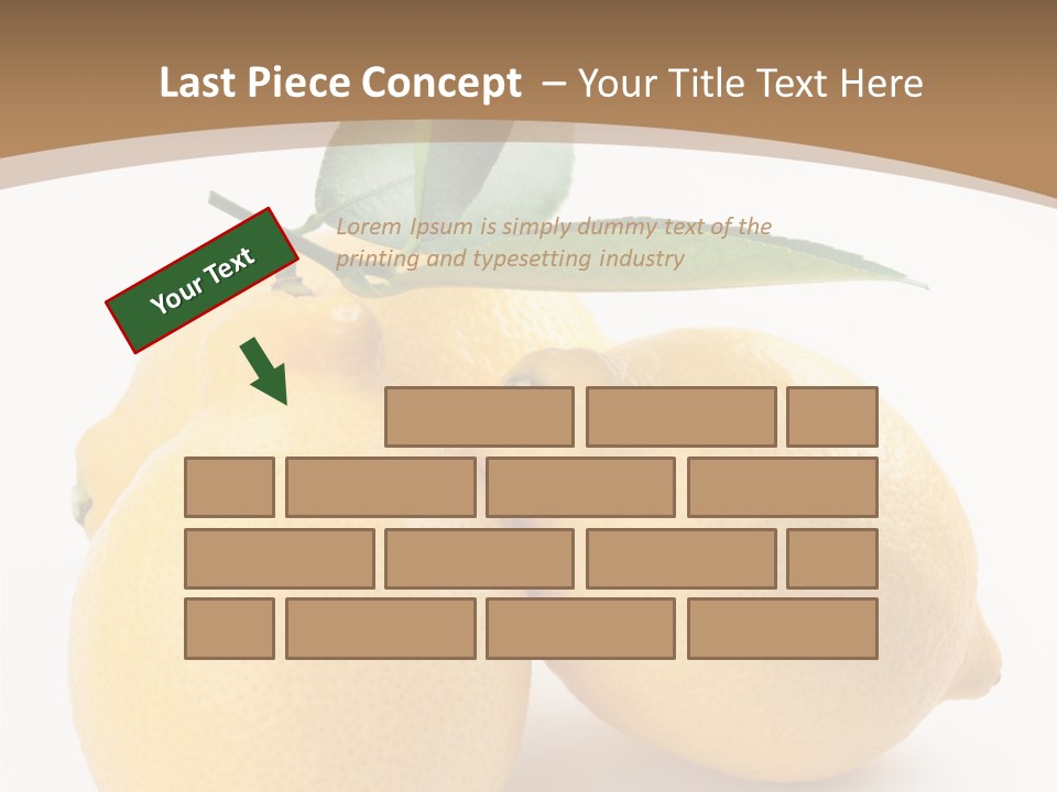 Photograph Close Lime PowerPoint Template
