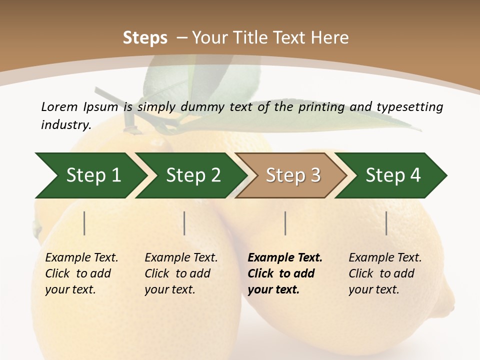 Photograph Close Lime PowerPoint Template