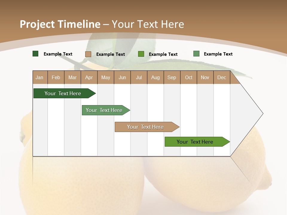 Photograph Close Lime PowerPoint Template