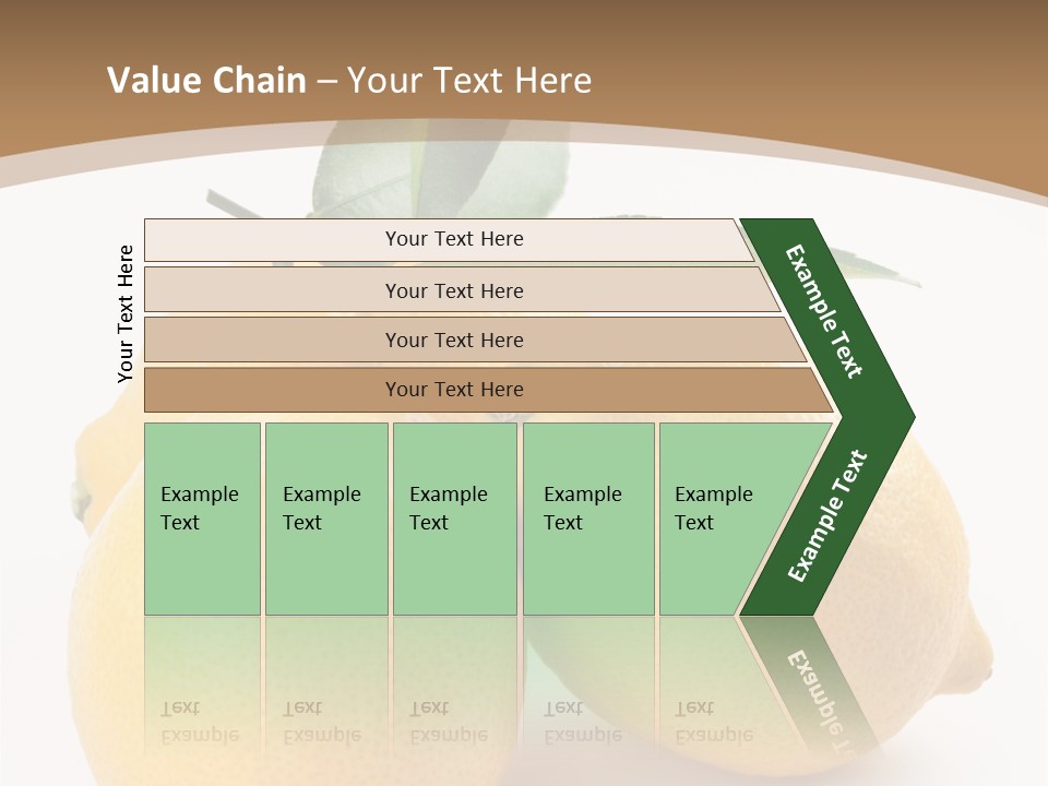 Photograph Close Lime PowerPoint Template