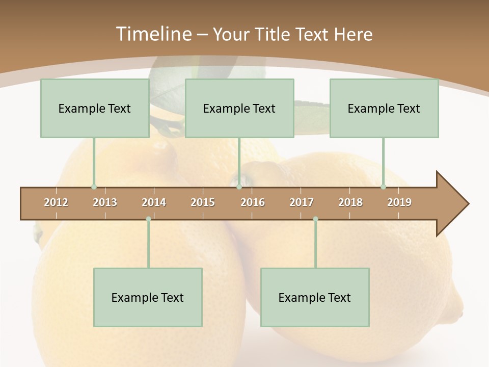 Photograph Close Lime PowerPoint Template