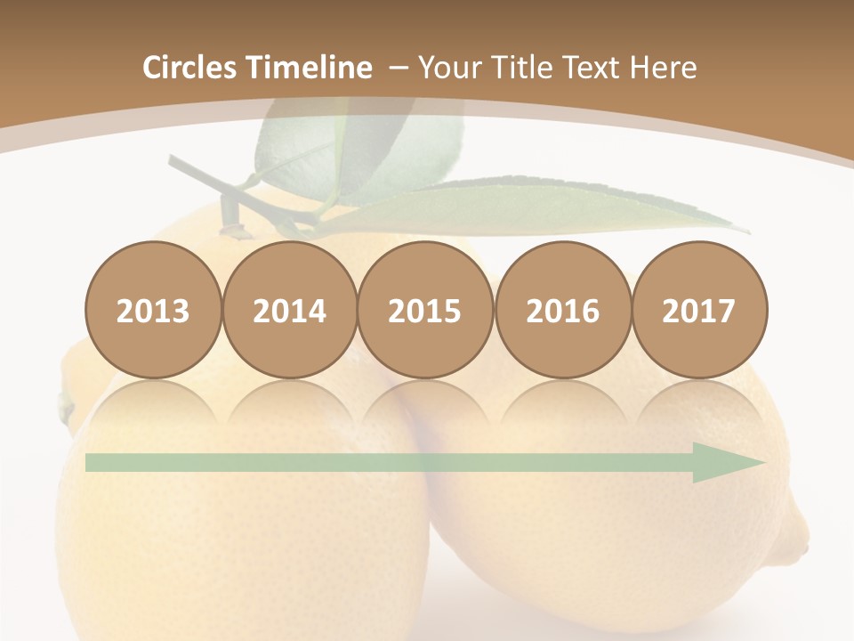 Photograph Close Lime PowerPoint Template