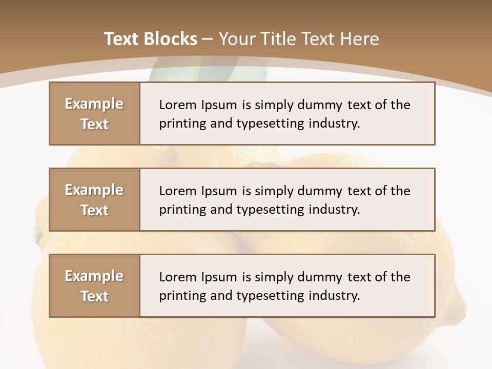 Photograph Close Lime PowerPoint Template