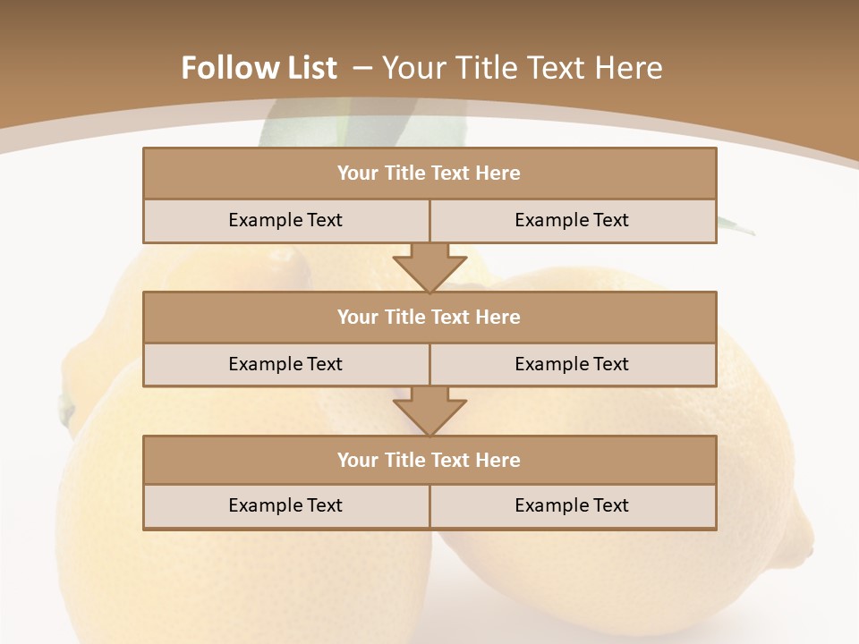 Photograph Close Lime PowerPoint Template