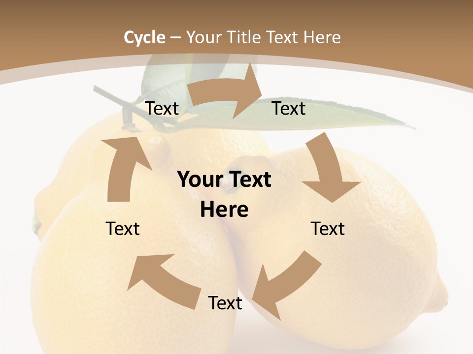 Photograph Close Lime PowerPoint Template