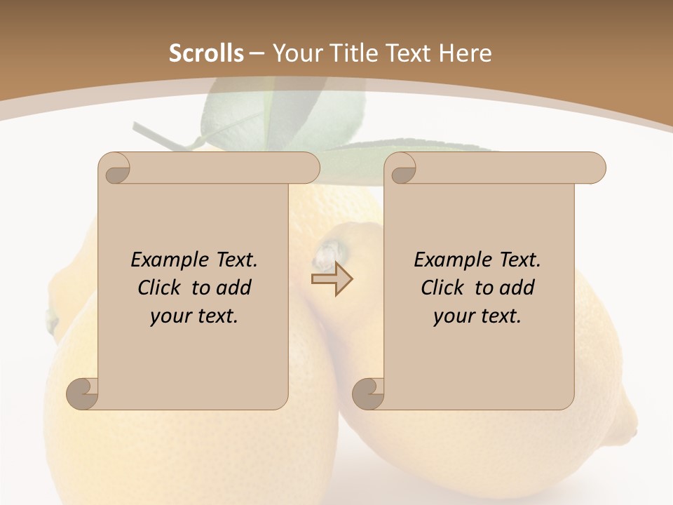 Photograph Close Lime PowerPoint Template